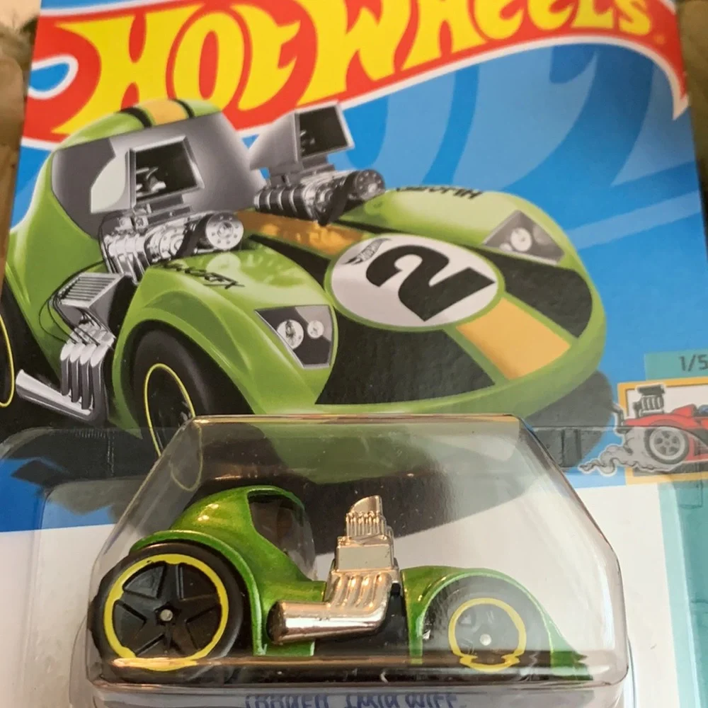 Hot Wheels HW Tooned Twin Mill Race Car Hotwheels Racing Green Twinmill  🆕 2023